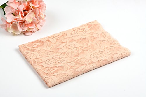 Newborn Baby Photo Props Blanket Backdrop Lace Wrap for Boy Girls Photography Shoot (Apricot)