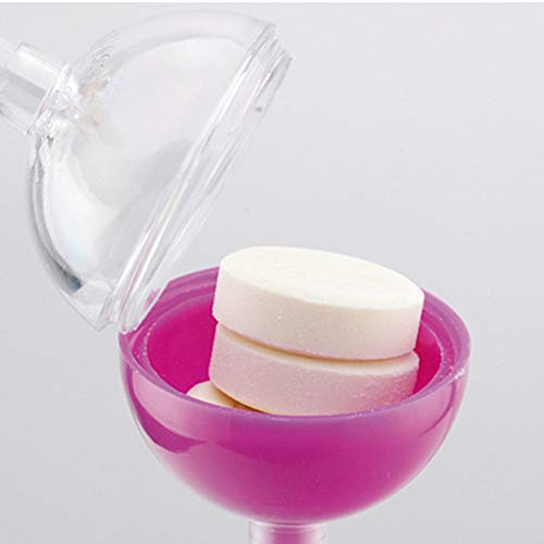 Karooch 10pcs Colorful Food Grade Plastic Straw with Storage Ball | Can be Open to Put Additive | Non-stick Cup Creative Sanitary Straw for Home Outdoor Bar Cocktail Party