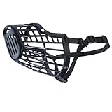 Guardian Gear Plastic Dog Basket Muzzle, XX-Small, Black