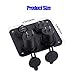 LiDiVi Dual USB Socket Charger 2.1A & 2.1A + LED Voltmeter + 12V Power Outlet+ ON-OFF Toggle Switch, 4 in 1 Multifunction Panel for Car Boat Marine RV Truck Vehiclec