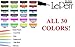 30 Pack of Every Le Pen Color. 30 Uchida of America LE PENS (4300 Series Waterproof Ink.) and Fridge Magnet by Tymes Collection Inc. Included