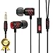 Newly Released GGMM Hummingbird Lifetime Hassle Free Warranty Crystal Clear Sound In Ear Noise Isolating Metal Earbuds Headphone w/ Universal 1-Button Remote & Microphone (Space Black)