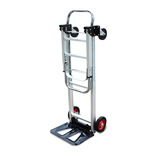 FKDECHE Seven-in-one Multi-Function Shopping Cart Trolley Ladder Load 200kg Aluminum Alloy Frame - Thumbnail 2