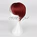 Cosplaza Brown Short Layered Hair for Man Boy Overhaul Hero Animation Character Halloween Party Cosplay Wigs