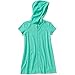 Op Girls Terry Hooded Swimsuit Cover Up (Medium 7-8, Aqua Mint)