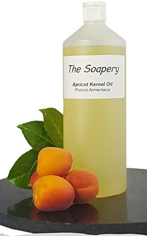 Apricot Kernel Oil 1 Litre - Cosmetic Grade - Carrier Oil for Massage and Aromatherapy, 1 l (Pack of 1)