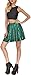 Alaroo Girls Stretchy Fish Scale Mermaid Print Flared Skater Mini Skirt S-XL