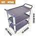 Z GRILLS 3-Shelf Rolling Service Cart