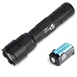 UltraFire 502B 1000 Lumens LED Flashlight with 2