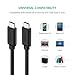 UGREEN USB C to USB C Charging Cable Type C Fast Charger Power Cord Compatible for 2018 iPad Pro, MacBook Pro, Google Pixel XL, Chromebook, Nexus 6P 5X, Nintendo Switch, 3FT Black