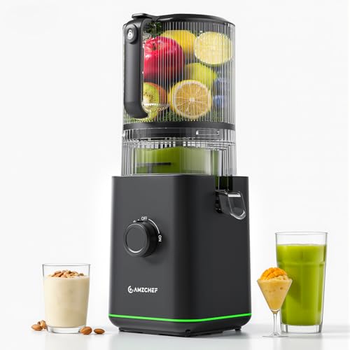 Extracteur de Jus de Fruits et Légumes, Bocca 155mm, 2,5L avec Séparateur de Mousse, 2 Filtres, Pression Automatique, Succo Pur et Velouté, Silencieux et Facile à Nettoyer, Idéal pour Famille