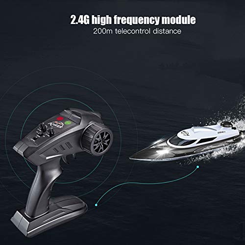 Dilwe RC Racing Boot, 2,4 GHz 4 Kanal wasserdicht RC Racing Speedboat Modell Schiff Spielzeug Geschenk f¨¹r Kinder ¨¹ber… – Bild 8