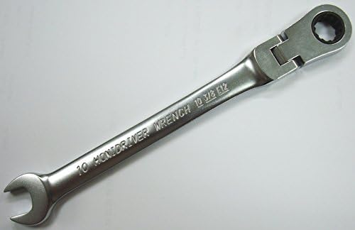 Combination Ring Ratchet With Swivel 10mm / 3/8" / E12 All In One Wrench