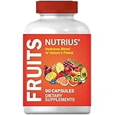 Nutrius Fruits Delicious Blend of Nature's Finest - 90 Capsules Dietary Supplements