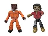 Diamond Select Toys Walking Dead Minimates Series 3 Dexter and Dreadlock Zombie Action Figure