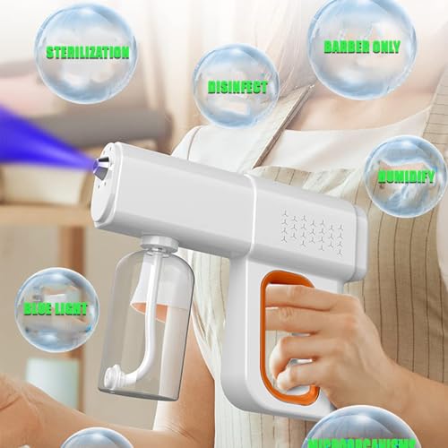 Atomizer Sprayer, Rechargeable Nano Mist Sprayer Gun with Blue Light, Portable Electrostatic photo 8