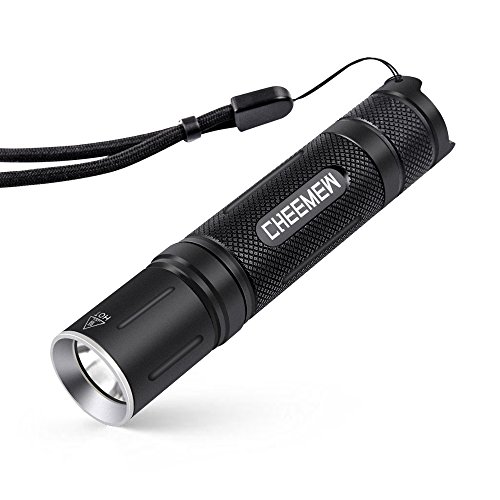 Mini Flashlight,Cheemew Ultra Bright Tactical Flashlight,High-Powered Handheld Light,Water Resistant Cree LED,3 Models for Indoor/Outdoor,Camping,Hiking and Emergency
