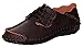 CAIHEE Men's Drivers Shoes Driving Loafers with Lace-up Details in Leather (9.5 D(M) US, Darkbrown)