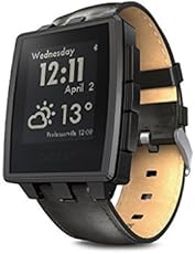 Pebble Steel Smartwatch for iPhone and Android Devices - Matte Black (Certified Refurbished)