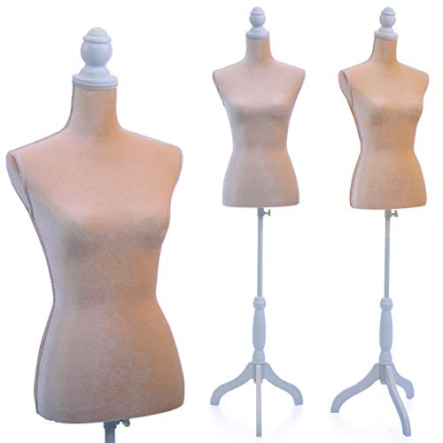 Female Mannequin Torso Dress Form Display W/Tripod Stand New