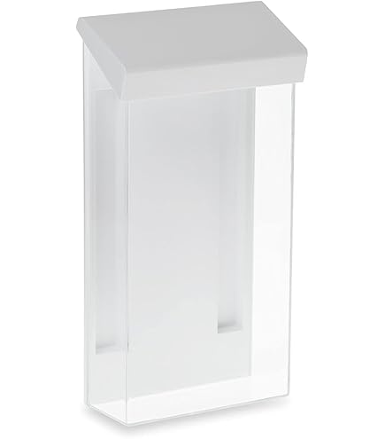 4 Pack Outdoor Brochure Holder Box Clear Acrylic With Lid Holds 11" X 8.5" Catalogs And