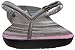 Ipanema Women's Wave Vista Flip-Flop, Black/Smoke, 9 M US