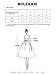 MOLERANI Women's Long Sleeve Casual Loose T-Shirt Dress (XL, Gray)