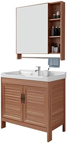 キャビネット コンボ バスルームバニティスペースアルミ床浴室キャビネットミラーキャビネットシンクの組み合わせ 洗面