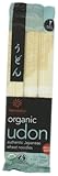 Hakubaku Organic Udon, Authentic Japanese Wheat Noodles, No Added Salt, 9.5oz (Pack of 8)