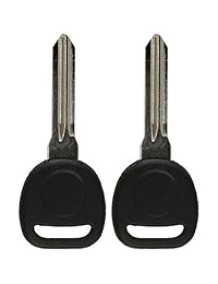 Llavero transmisor de repuesto sin llaves, mando a distancia para auto y llave transponder sin cortar compatible con 15913415, 25839476, ID 46 (2 unidades)