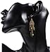 Eternity J. Women Vintage Retro Ethnic Drop Bohemian Dangle Earring Lolita Antique Bead Tassel Earrings