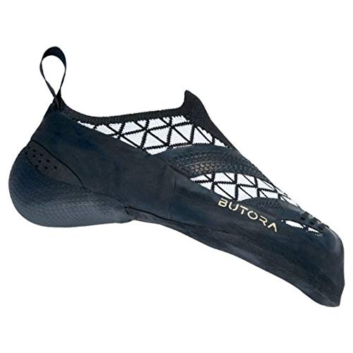 Butora Sensa Wide Fit Climbing Shoes, Black/White, 9, Sensa-Pro-9