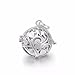 Eudora Harmony Bola Tree of Love 20mm Angel Caller Pendant Musical Chime Prayer Bell 30'' Necklace White