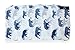 v28 Gorgeous Elephant Print Long Scarf Shawl Sarong Blue Grey, Orange, Maroon (White), Large