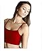 NIKIBIKI Women Seamless Classic Crop Top Bralette, Made in U.S.A, One Size (Black)