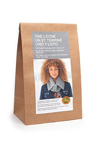 Lion brand yarn one & done kits 606-150 textured me…