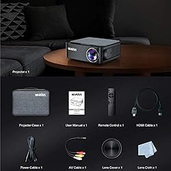 Projector, WiMiUS Upgrade 5G WiFi Bluetooth