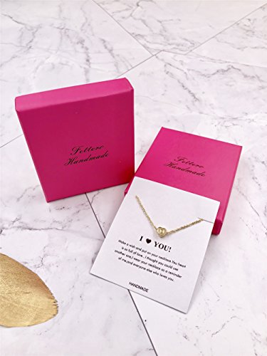 6 Initial+Necklace+14K+Handmade+Personalized+Necklace