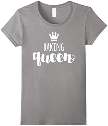 Women's MamiLa: Baking Queen T-Shirt XL Slate