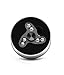 Gorilla Spinners - Upgraded Fidget Spinner Toy with High Speed Quiet Bearing in Premium Metal Gift Box, 2-5 min of Spin Time (black)