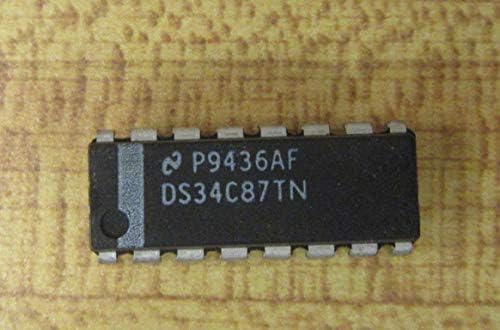 National Semiconductor DS34C87TN Integrated Circuit (Pack of 3)