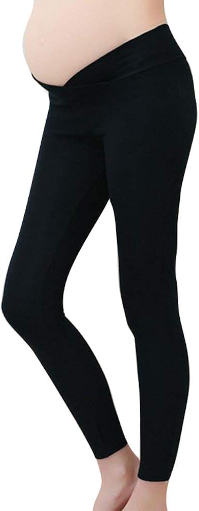 Women's Pregnancy Pants Leggings Low Handsome Pants Unique High Waist