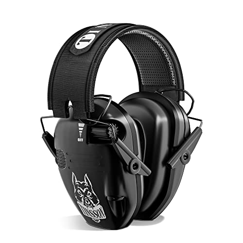 TINSSON NRR 23dB Shooting Ear Protection Electronic Hearing Earmuffs