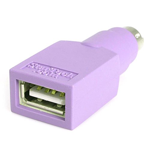 StarTech.com Replacement USB Keyboard to PS/2 Adapter ,PS/2 6 pin Mini-DIN Male to USB A Female - (GC46FMKEY)
