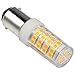 REELCO 4-pack Ba15d Double Contact Bayonet Base LED Light Bulbs 120 Volts 5 Watts Daylight 2700k T3/T4/C7/S6 LED Halogen Replacement Bulb