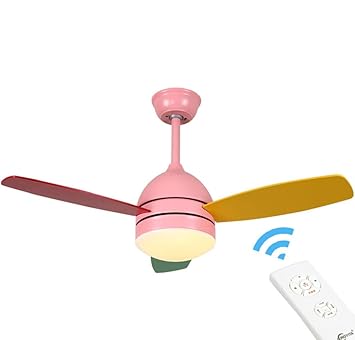 Amazon Com Indoor Low Profile Ceiling Fan With Light And Remote