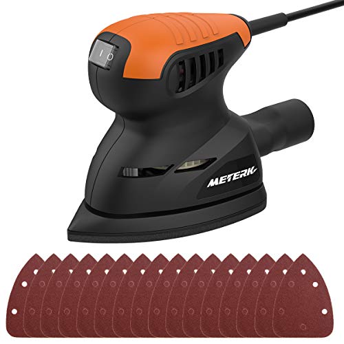 Mouse Detail Sander, Meterk Random Orbital Sander 13500RPM 125W Sander