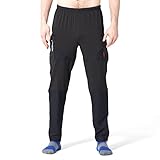 4ucycling Men's Ultra-thin and Lightweight Breathable Pants, Sweat Reflective