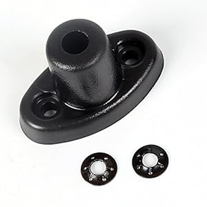 ECOTRIC Sun Visor Repair Bracket Kit for Jeep 1997-2002 98 99 00 01 TJ Wrangler