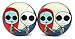 Chibi Jack & Sally Ear Plugs - Acrylic Screw-On - 10 Sizes - Brand New *Pair*